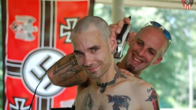 Girls, what would you do if you see a Neo Nazi White Supremacist man staring at you and then slowly stalking you around?