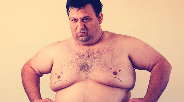Guys, would you rather motor boat your muscular brah's pecs or your fat brah's moobs?