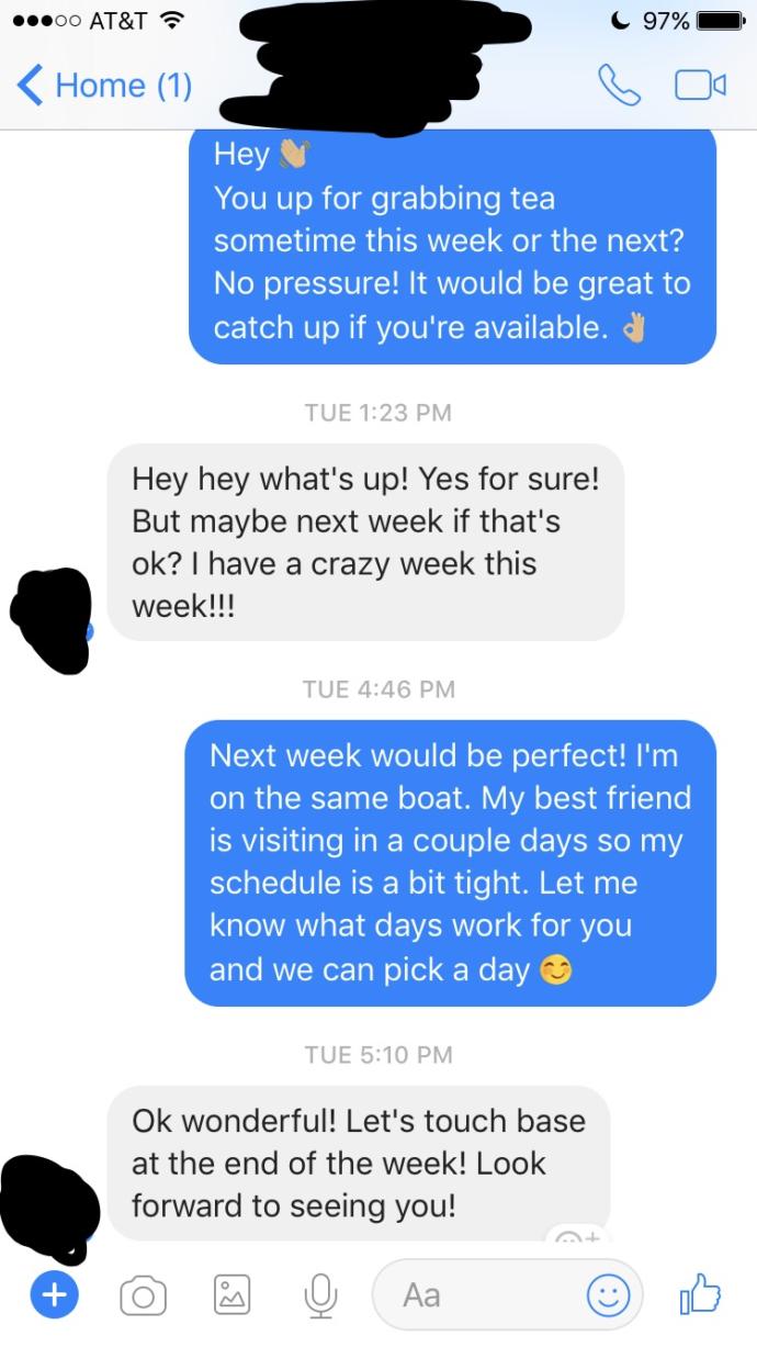 Is this guy genuinely interested?