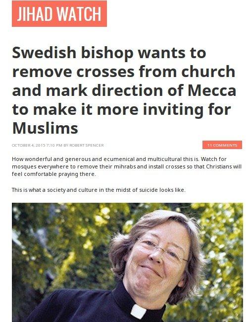 Will liberal Sweden become the Islamic caliphate of Swedistan?