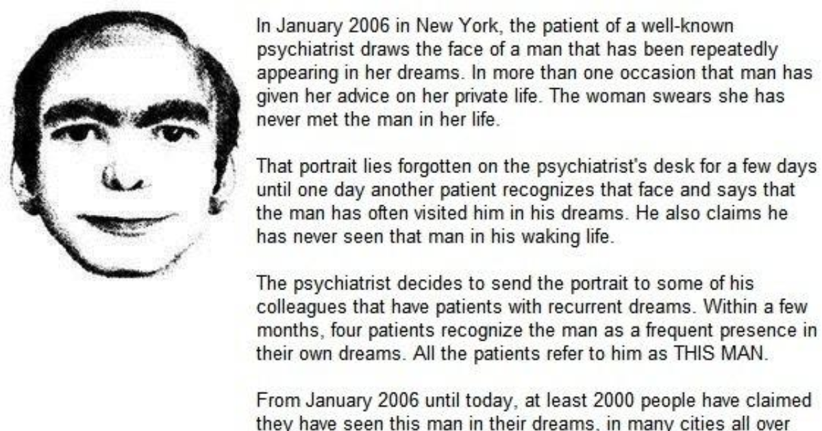 Have you ever seen this man in your dreams? GirlsAskGuys