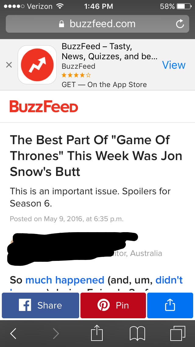 Why do certain websites think it's okay to objectify men?