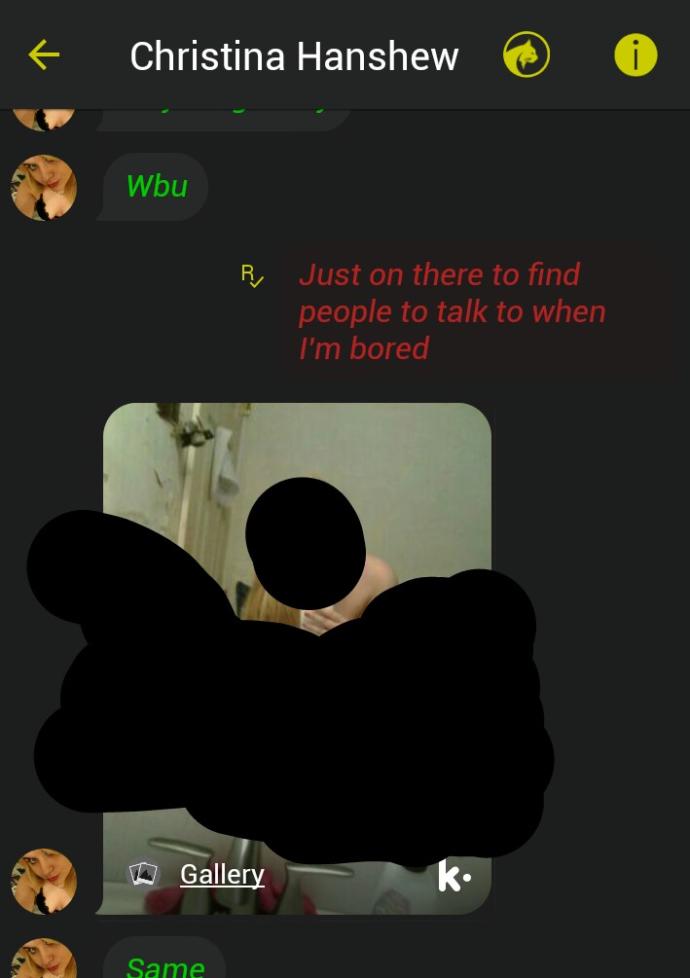 Is she a catfish?