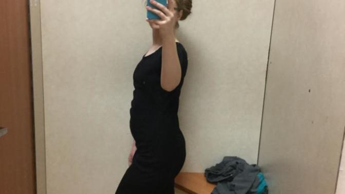 Guys, does it look bad if a girl has a big stomach in a tight dress?