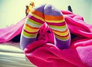Do you sleep barefoot??