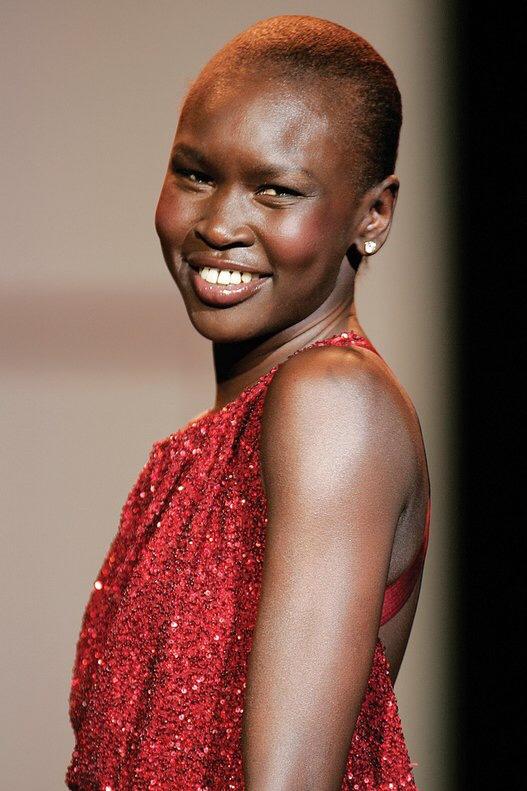 Why are most black models bald???