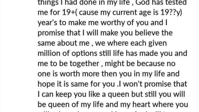 My first love letter , lol... no it isn't for any girls 😂?