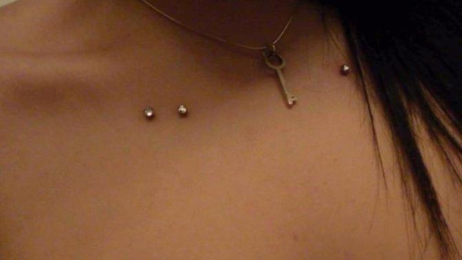 How to do Collarbone Piercings (or Clavicle Piercings)? 