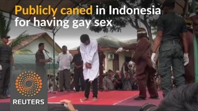 Is it okay to publicly caning men for having gay sex?