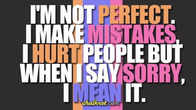 Does "I'm sorry" mean anything in today's society?