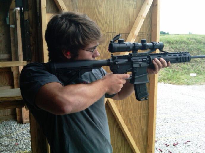 Why is a guy shooting a gun so sexy?