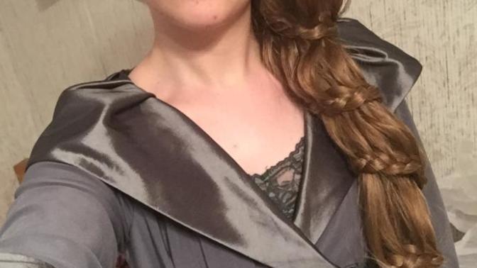 How does this dress, gown, and hairstyle look together for my graduation?
