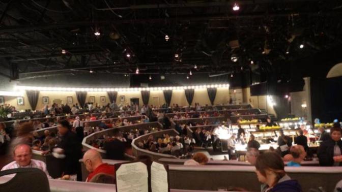 I want to take my girlfriend to a place I like called beef and boards for a nice date. It's a dinner /Theater place?