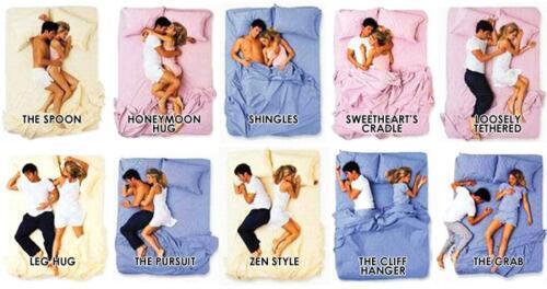 which of these 10 cuddling positions do you like best?