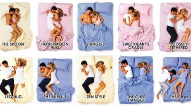 Which of these 10 cuddling positions do you like best?