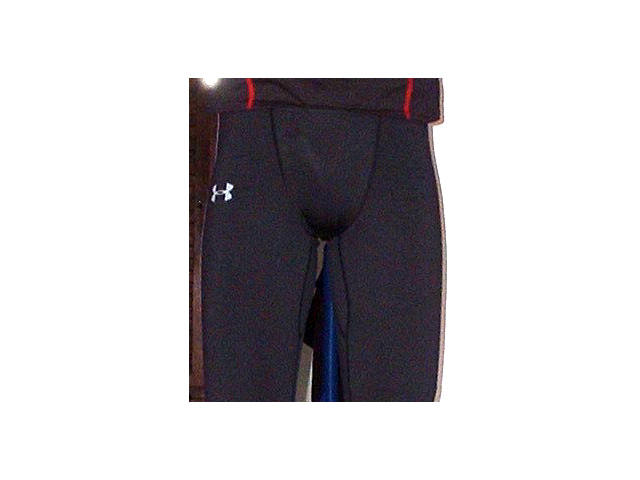 What is more embarrassing for male runner who runs in tights. His small bulge griped by tight lycra or spandex imprinting between the buttocks?