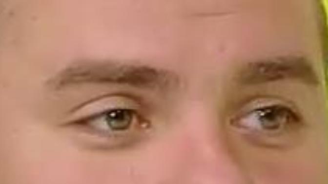 Tattoo with his eyes?