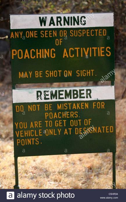 Should people suspected of actively poaching endangered animals be shot on sight??