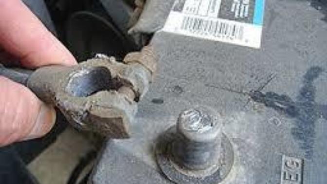 How can I get the side post on my car battery fixed?