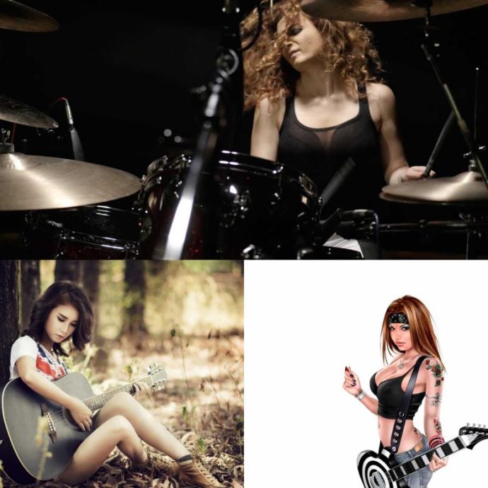 Any Female guitar players or drummers in the house??