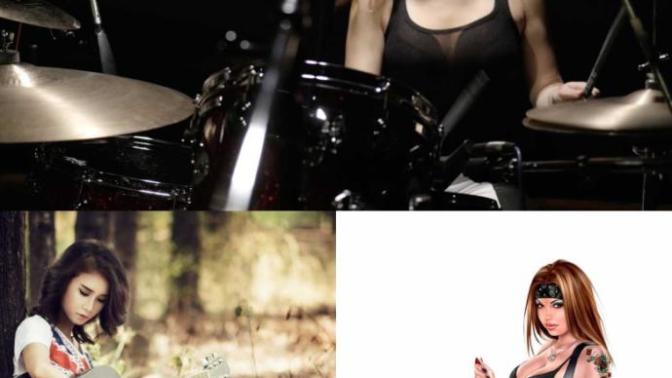 Any Female guitar players or drummers in the house?