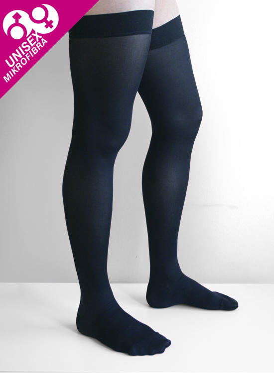 If guy wears stockings made for man under trousers for warm on colder days. What do you think of him?