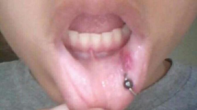 What up with this piercing?