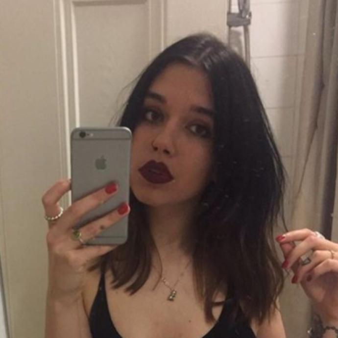 Girls, I over lined my lips, does it suit me?