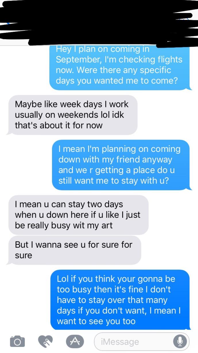 Does he not want me to stay anymore?