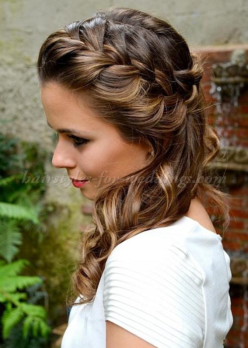 which hairstyle would fit me best for a wedding ceremony?