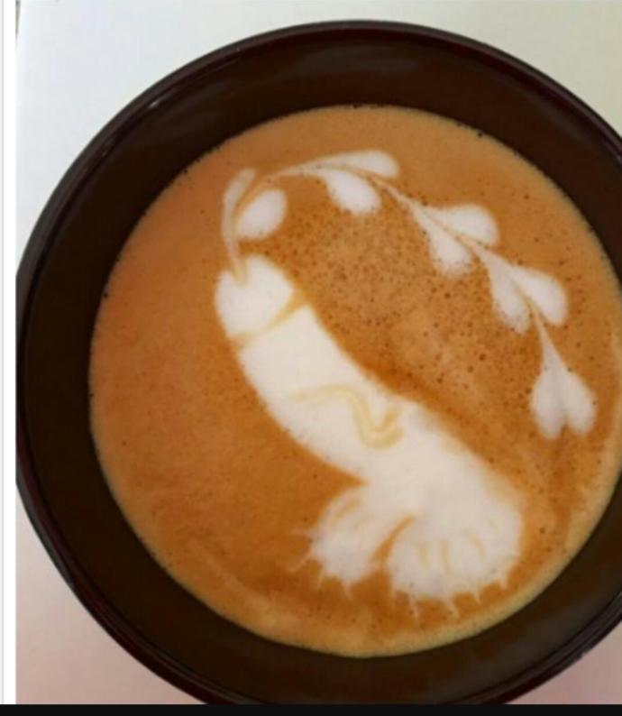One for the guys would you drink a coffee that looked like this?