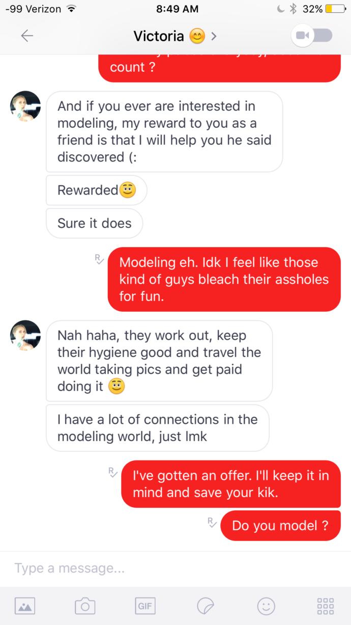 What do you think of male modeling?