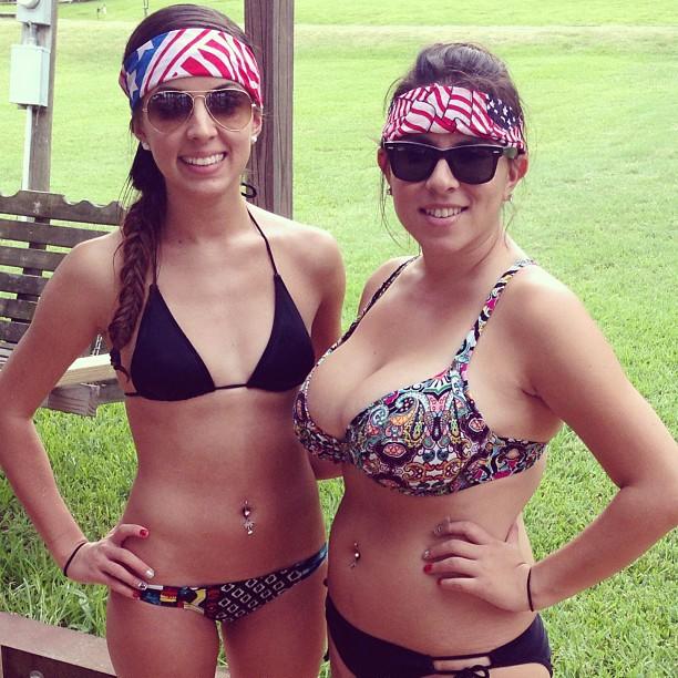 Bikinis...Do small or big boobs suit them best?