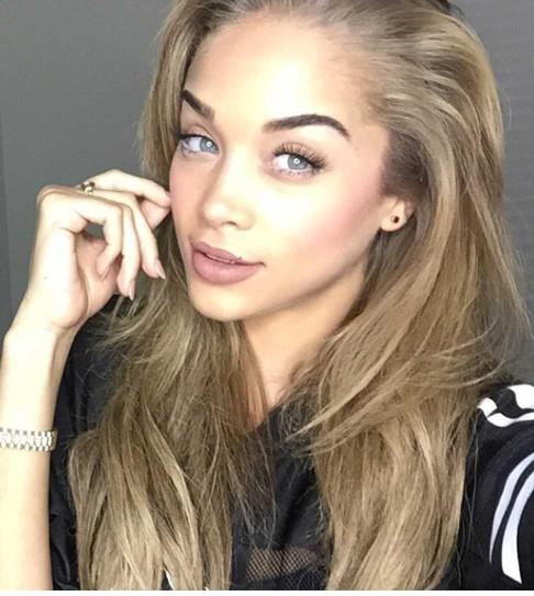 Same girl different hair: Is Curly hair a turn off for you??