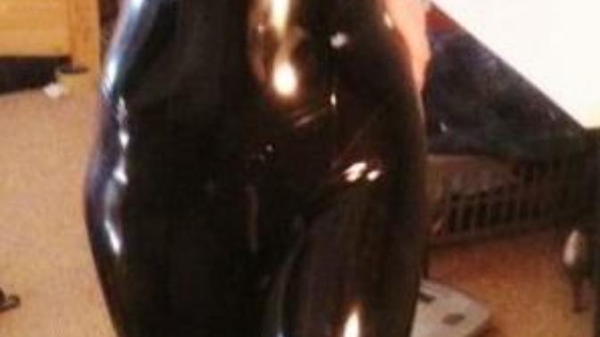 I want to surprise my boyfriend with this catsuit, what clothes would hide it but not make him suspicious?