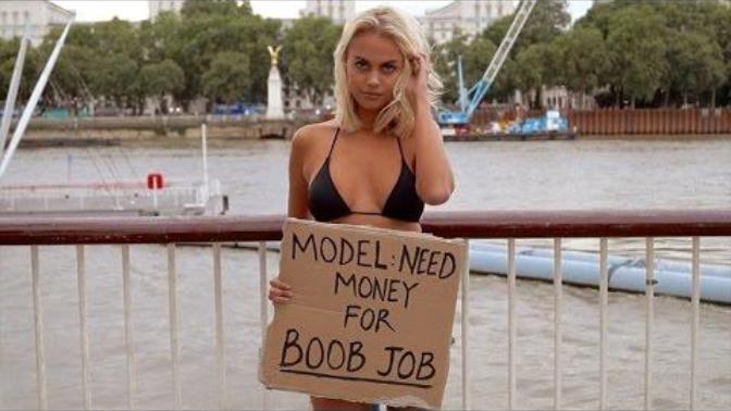 Would you help finance her boob job?