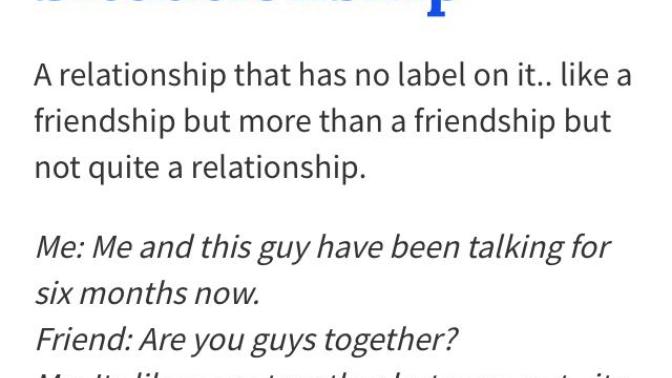 Have you ever been in a situationship and how did it go?