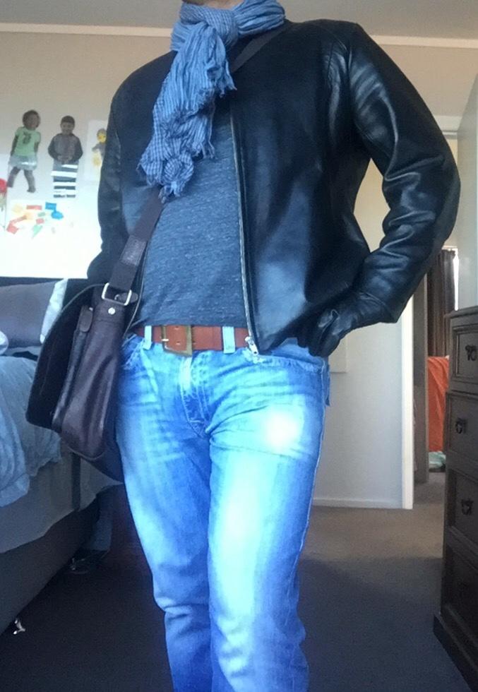 Leather jacket then?