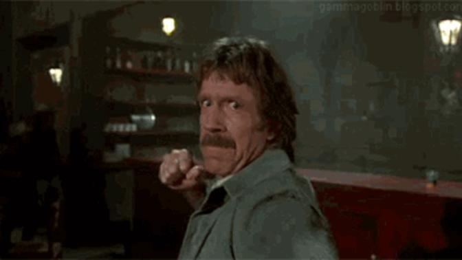 Girls, your reaction to seeing a guy about to hit you?