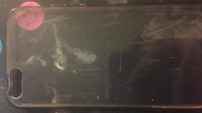 How do you get scratches off of a plastic phone case?