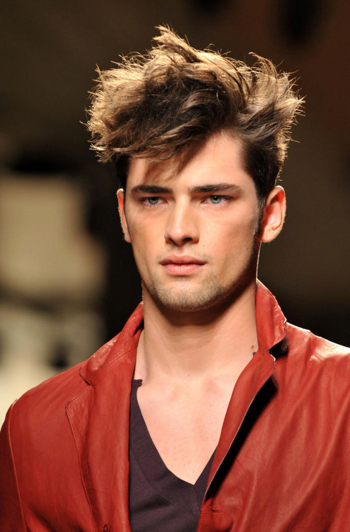 Why do most male model pose with stoned/drugged facial expression?