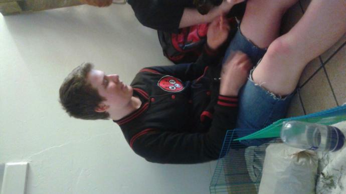 boys doing makeup??