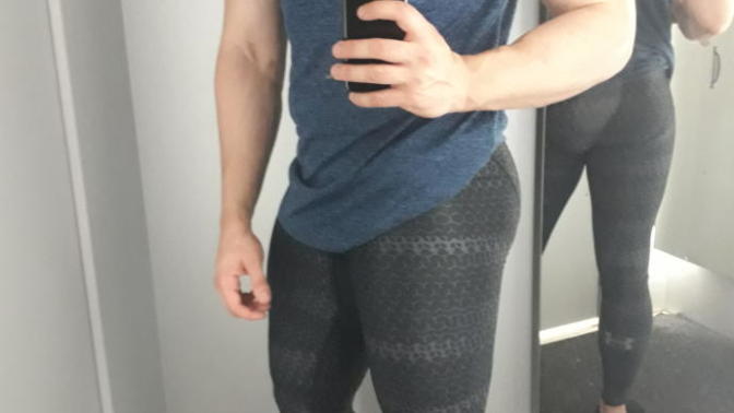 Girls, and guys I guess.. Do sports leggings look okay on guys?