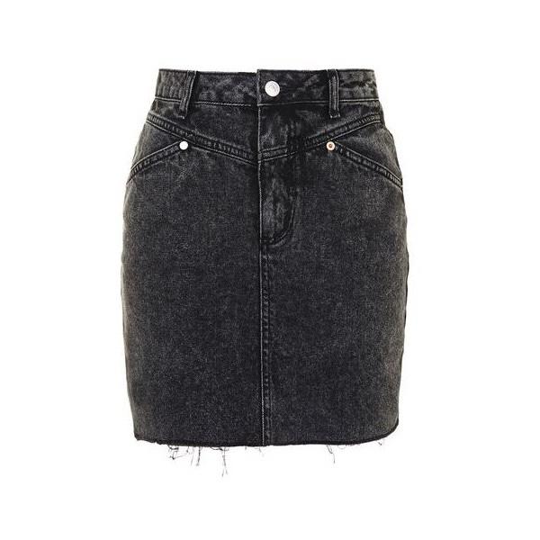 how to style black denim skirt?