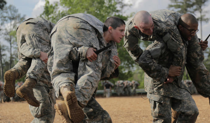 Women fighting in the frontlines - nonsense?