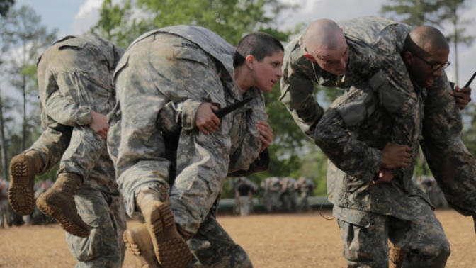 Women fighting in the frontlines - nonsense?