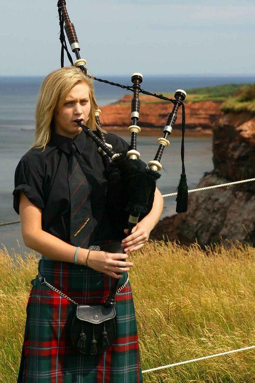 Girls Playing the bagpipes, Hot or Not?