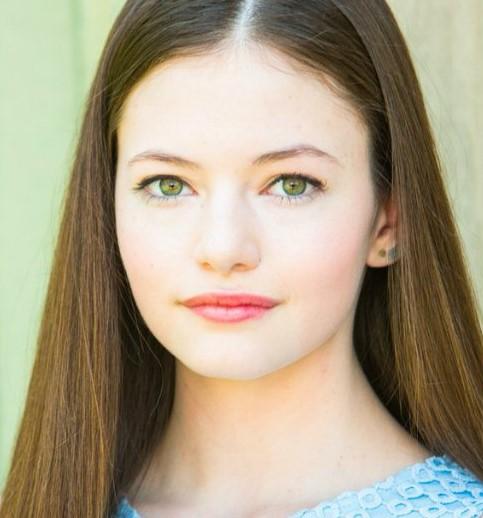 What color are eyes of this girl?