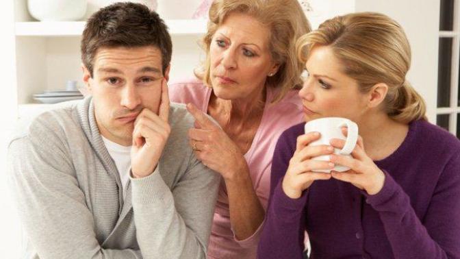 Why do men throw their mothers under the bus to appease their WIFE/GF?