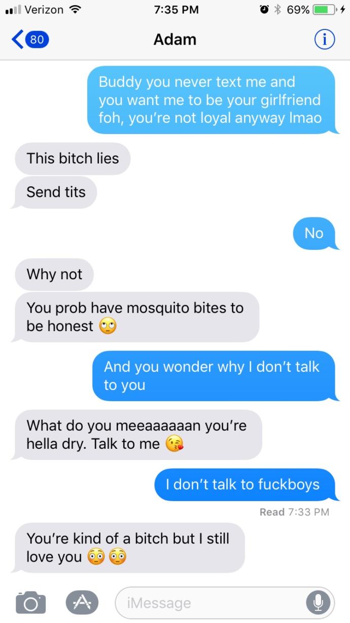 Guy who liked me for a while won’t take no for an answer?